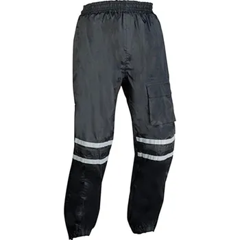 Pláštěnka MBW RAIN BLACK - nepromokavé moto kalhoty do deště - L