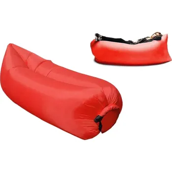 Sedací pytel NAFUKOVACÍ VAK LAZY BAG ČERVENÝ