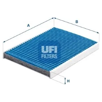 Ventilátor topení a klimatizace Filtr, vzduch v interiéru UFI 34.103.00