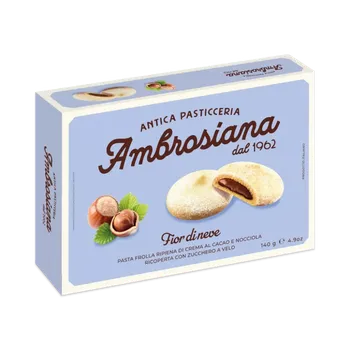 Fior di neve sušenky s oříškovým krémem Ambrosiana 140g (Fior di neve sušenky s oříškovým krémem )