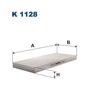 Ventilátor topení a klimatizace Filtr, vzduch v interiéru FILTRON K 1128