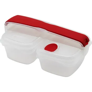 Dóza na potraviny BAMA Svačinový set BREAK, transparentní BAMA