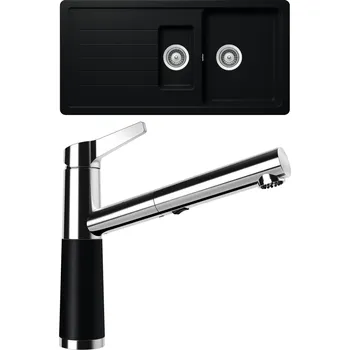 Granitový dřez Set Schock S4-5 (dřez Toledo D-150 Puro + baterie SC-510.120 Puro)