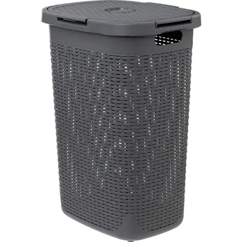 Koš na prádlo 5five Simply Smart Vysoký koš na prádlo, 60 l, antracitový