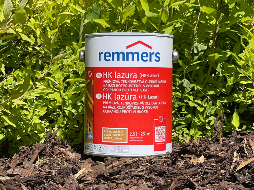 Remmers HK lazura 3v1 dub rustikální 2,5 l