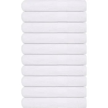 vidaXL Saunové osušky FROGN 10 ks 80x200 cm 360 g/m² [137033] Barva: Bílá