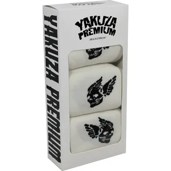 Pánské ponožky Yakuza Premium ponožky 3 kusy v balení 3882 white Velikost: 41-43