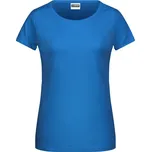 Dámské tričko z bio bavlny JN 8007 cobalt S