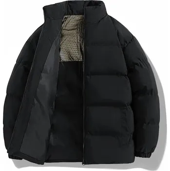 Pánský zimní kabát Pánská zimní bunda ND802 Barva: Černá, Velikost: M