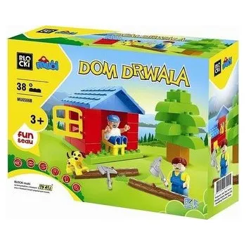 Stavebnice Geomag Klocki Blocki Mubi Dom Drwala