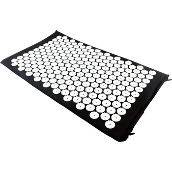 podložka na cvičení AKUPRESURNÍ MASÁŽNÍ PODLOŽKA 70x40cm ČERNÁ AG438E