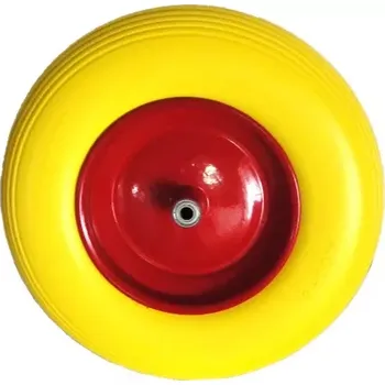 Kolečko KOLO KÁRKA KOLEČKO VOZÍK PLNĚ 4.00x8 + OSA M85251