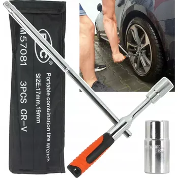 Klíč KLÍČ NA KOLA KŘÍŽOVÝ SKLADAČÍ BJC 17-19mm M57081