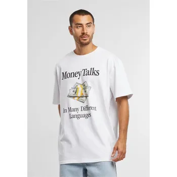 Pánské tričko Money Talks Oversize Tee - white 5XL