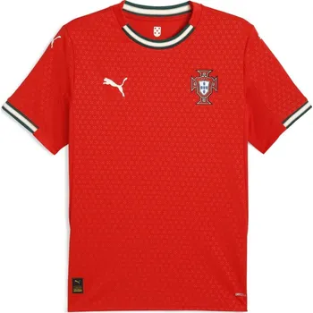 Pánské tričko Puma Portugal Home Shirt 2025 Adults Red/Almond L