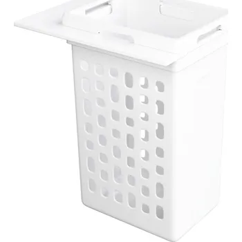 Odpadkový koš Wireli Prádelní koš Elegance, 48 l, 412-418x506x545 mm, bílý plast