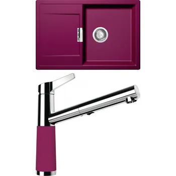 Granitový dřez Set Schock S7-5 (dřez Mono D-100 Berry + baterie SC-510.120 Berry)