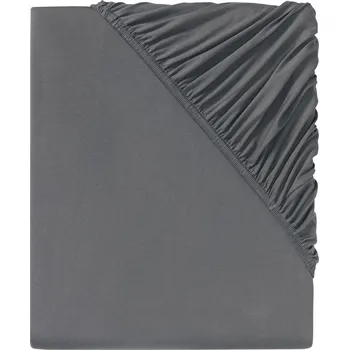 Prostěradlo LIVARNO home Žerzejové napínací prostěradlo, 90-100 x 200 cm (tmavě šedá)