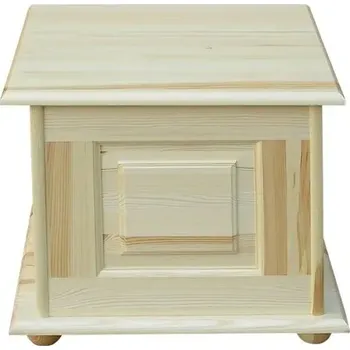 Truhla Kiknabytek.cz Dřevěná truhla borovice DT 182 54x50x46 cm Odstíny: Rustical