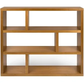 Knihovna Knihovna v dekoru exotického dřeva 120x105 cm Dublin - TemaHome ID_665236