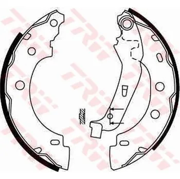Brzdová čelist Sada brzdových čelistí TRW GS8650