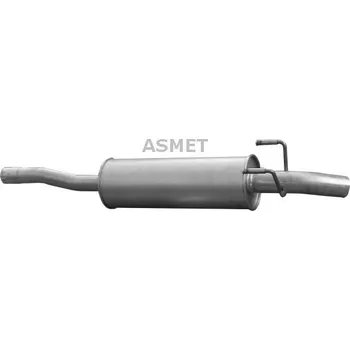 Tlumič výfuku Zadní tlumič výfuku ASMET 02.054