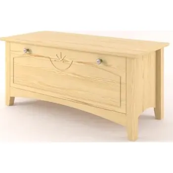 Truhla Kiknabytek.cz Dřevěná truhla borovice DT S-37 100x45x45 cm Odstíny: Surové dřevo - bez povrchové úpravy