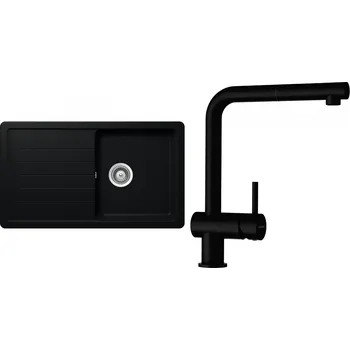 Granitový dřez Set Schock S2-2 (dřez Toledo D-100 Puro + baterie Epos.120 Puro)