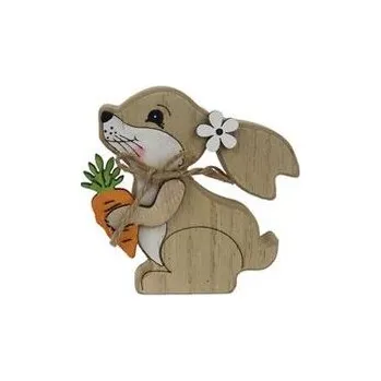 Velikonoční dekorace Velikonoční zajíček s mrkví D6954/1