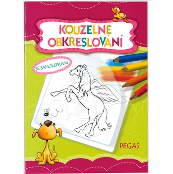 omalovánky JIKO omalovánky A4 Kouzelné obkresl.Kůň 538369