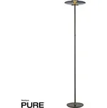 PAUL NEUHAUS LED stojací svítidlo PURE Vitrum 2700K platina / kouřová 481-15