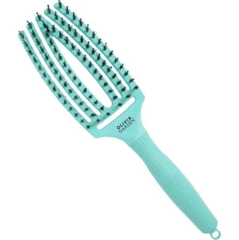 kartáč na vlasy Olivia Garden Fingerbrush Arctic Teal - Profesionální kartáč na vlasy