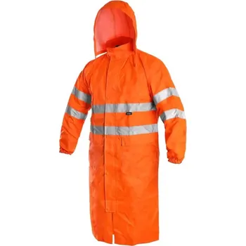 Pláštěnka BATH plášť výstražný - refl.oranž - S