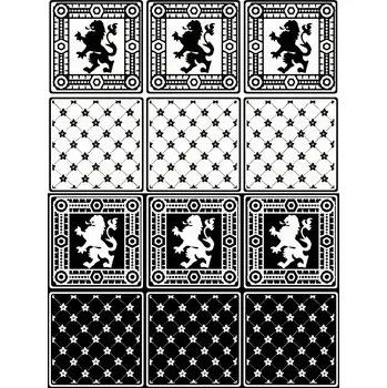 Obraz Nálepky na zeď imitace dlaždic, obkladů, na schody 15x15 MAX