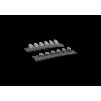 Plastikový model BRASSIN 1/48 P-40 exh.stacks rounded PRINT (EDU)