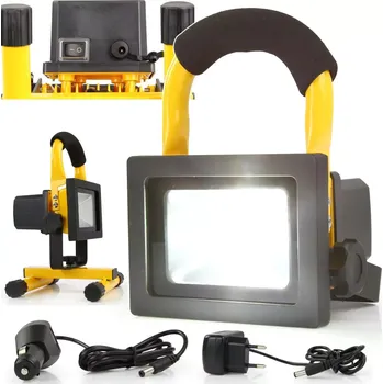 Svítilna PRACOVNÍ DÍLENSKÁ LAMPA LED HALOGENOVÁ DOBÍJECÍ 50W M82734