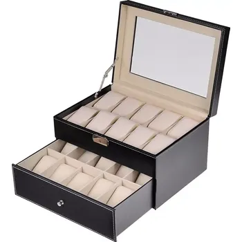 Šperkovnice BOX NA HODINKY POUZDRO NA 20KS HODINEK PD46