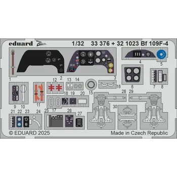 Plastikový model 1/32 Bf 109F-4 (H.2000/HAS)