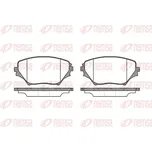 Sada brzdových destiček, kotoučová brzda REMSA 0813.00