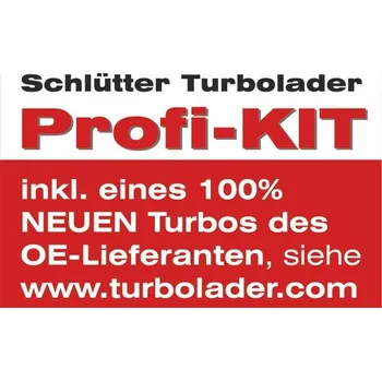 Turbodmychadlo Dmychadlo, plnění SCHLÜTTER TURBOLADER 166-01440