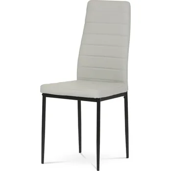 Jídelní židle Vikio Židle jídelní stříbrná koženka AJZ147ST POSLEDNÍ KUSY ZA TUTO AKČNÍ CENU