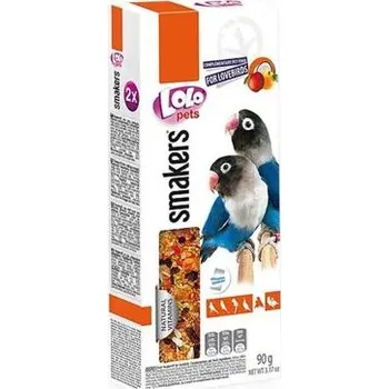 Krmivo pro ptáka LOLO SMAKERS 2 klasy ovocné pro agapornisy 90 g