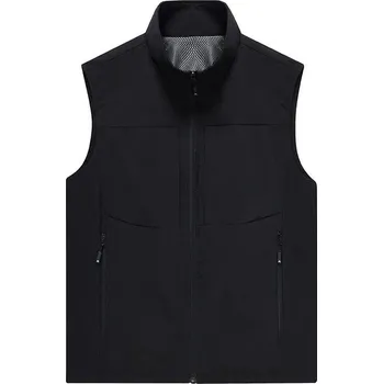 Pánská softshellová bunda Pánská vesta DIMU247 Barva: Černá, Velikost: 4XL