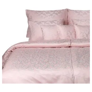 Povlečení Dadka Povlečení damašek Rokoko pudrové 240x220, 2x70x90 cm