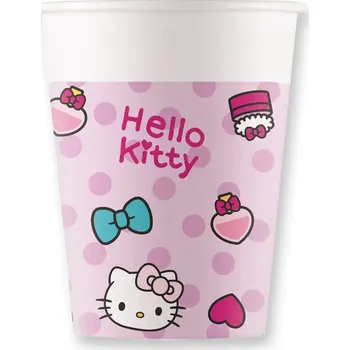 Sada nádobí Set party kelímků s kočičkou Hello Kitty