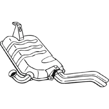 Tlumič výfuku Zadní tlumič výfuku BOSAL 200-823