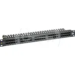 SX50-ISDN-BK - 19" patch panel, 1U, 50x RJ45 CAT3, telefonní