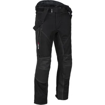 Moto oblečení MBW Gavilan - pánské černé moto kalhoty kůže/textil - 48