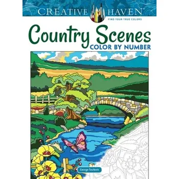 Creative Haven Country Scenes Color by Number - Toufexis, George