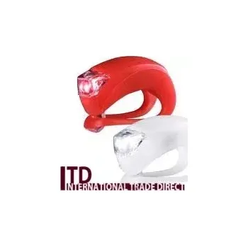 Cyklosvítilna 2KS LED SVĚTLA NA KOLO SADA GELOVÝCH SVĚTEL